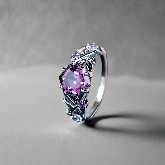 Amethyst Elegance Ring - Seraph Luxe