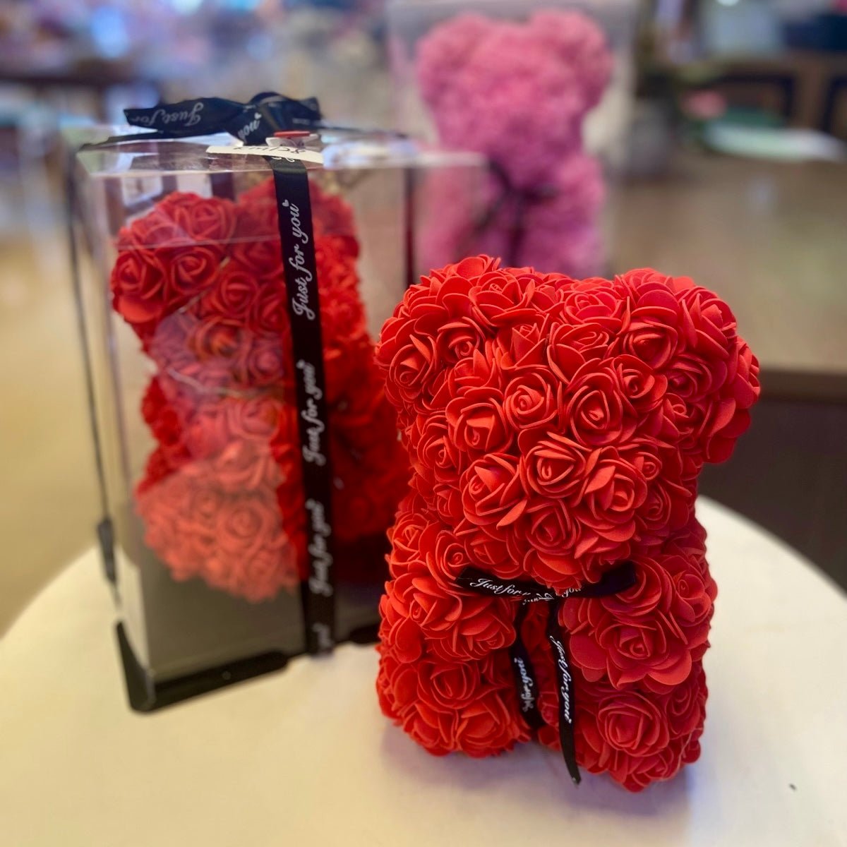 Eternal Rose Teddy Bear Gift - Seraph Luxe