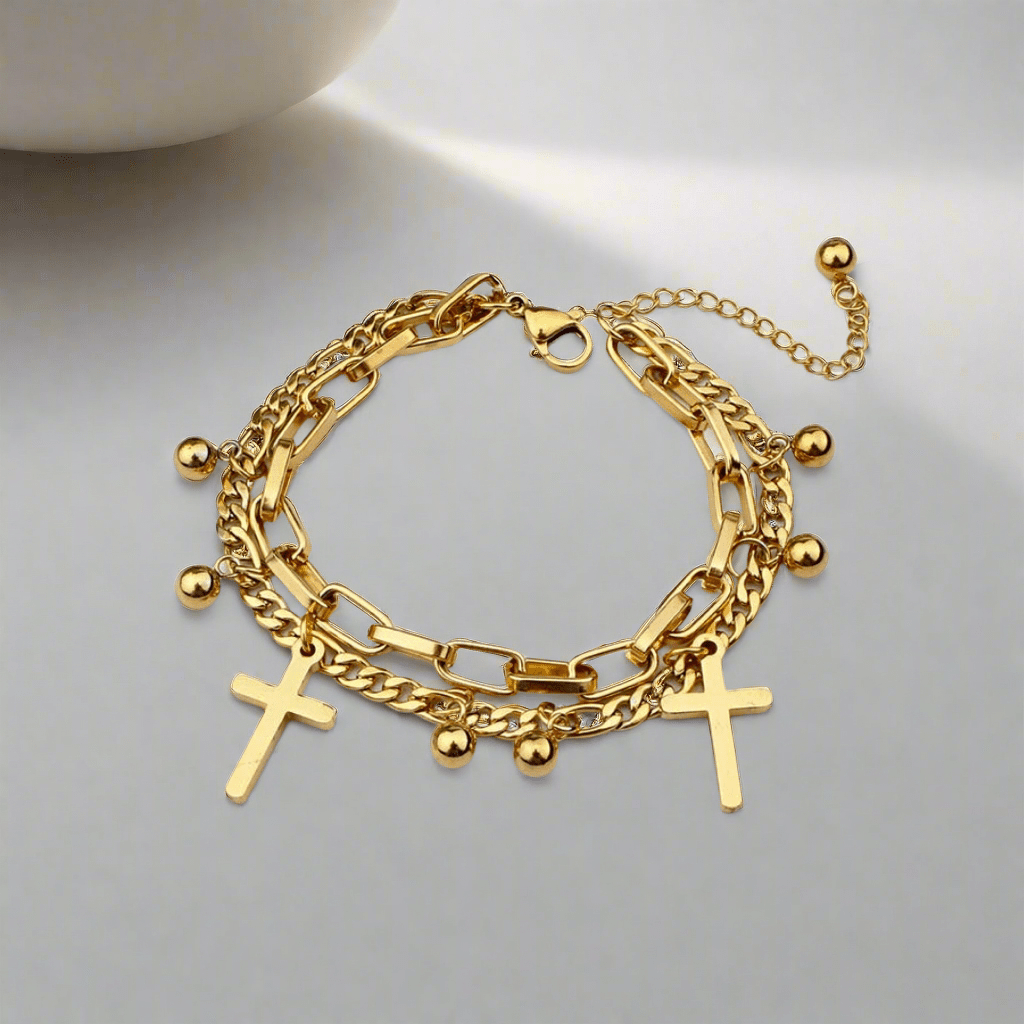 Golden Charm Chain Bracelet - Seraph Luxe