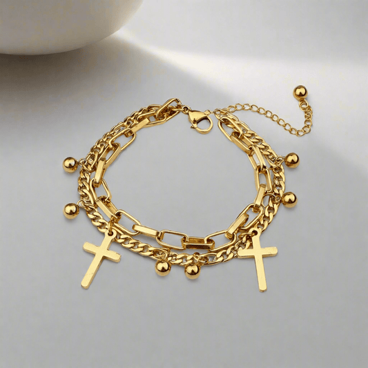 Golden Charm Chain Bracelet - Seraph Luxe